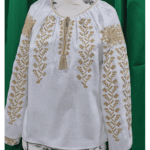 Ie Tradițională de Damă „Spicul Neamului” – Broderie Aurie