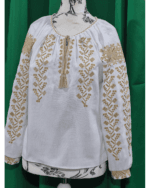 Ie Tradițională de Damă „Spicul Neamului” – Broderie Aurie