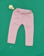 Pantaloni pentru bebeluși din in cu talie elastică - imagine 2